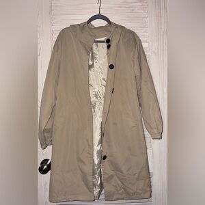 SHEIN Lightweight Trench Coat Rain Jacket